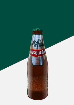 Cerveza Rubia de Trigo Peruana Cusqueña Botella 330 cc