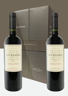 D.V. Catena Cabernet Malbec 750 cc Con Estuche de 2 botellas