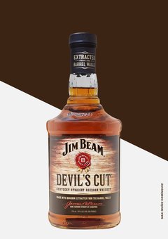 Whiskey Bourbon Jim Beam Devil´s Cut 750 cc