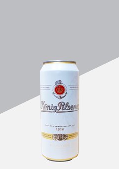 Cerveza Rubia Alemana König Pilsener Lata 500 cc