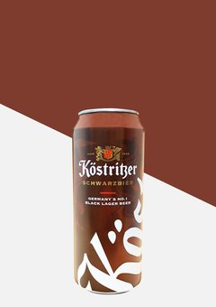 Cerveza Negra Alemana Köstritzer Lata 500 cc