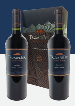 Trumpeter Malbec o Cabernet Sauvignon 750 cc en Estuche de 2 botellas (Rutini Wines)