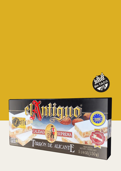 Turrón de Almendras Duro Español El Antiguo 150 g