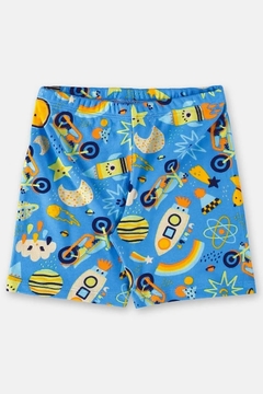 UP BABY - PIJAMA CURTO ROBÔ DREAMS INFANTIL (AZUL) - loja online