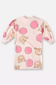 UP BABY - VESTIDO MULLET MANGA LONGA INFANTIL (ROSA) na internet