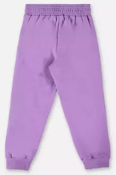 UP BABY - CONJUNTO JAQUETA E CALÇA INFANTIL MENINA (ROXO)