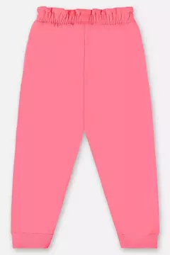 UP BABY - CALÇA EM MOLECOTTON INFANTIL MENINA (ROSA) - comprar online