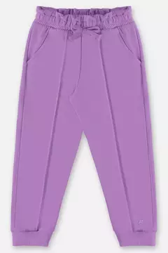 UP BABY - CALÇA EM MOLECOTTON INFANTIL MENINA (ROXO)