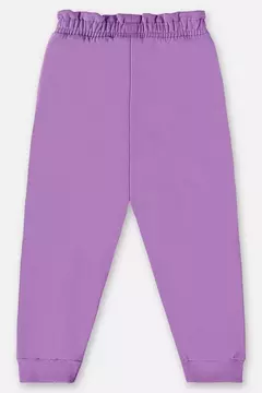 UP BABY - CALÇA EM MOLECOTTON INFANTIL MENINA (ROXO) - comprar online