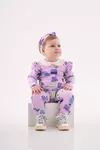 UP BABY - MACACÃO EM MOLECOTTON BEBÊ PARA MENINA (ROXO)