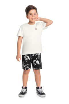 Bee Loop - Conjunto Infantil com Camiseta e Bermuda para Menino