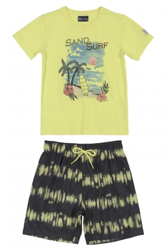 QUIMBY - Conjunto Neon Infantil para Menino (Amarelo) - comprar online