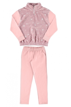 QUIMBY - Conjunto Infantil Blusão Peluciado Legging - comprar online