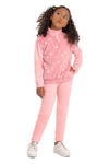 QUIMBY - Conjunto Infantil Blusão Peluciado Legging