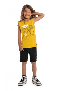 Quimby - Regata Giant Dino Infantil para Meninos - Loja de Roupas Infanto Juvenil KKVELLISTORE