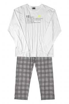 Pijama Camiseta e Calça em Malha da Quimby, para Pai e Filho (preço individual) - comprar online