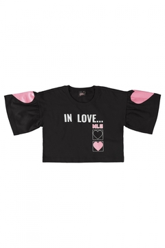 Imagem do Gloss - Conjunto Feminino In Love com Blusa e Short (Preto)