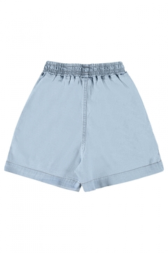 Gloss - Short Feminino Juvenil em Jeans (Azul) na internet