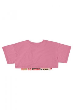 Gloss - Blusa Cropped e Top (Rosa Pink) - Loja de Roupas Infanto Juvenil KKVELLISTORE