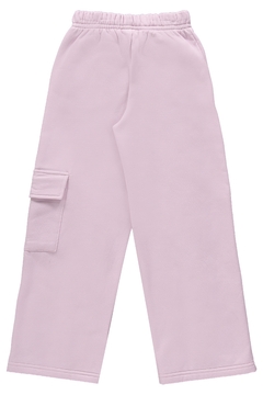 Gloss - Calça Wide Leg Básica em Moletom Juvenil - loja online