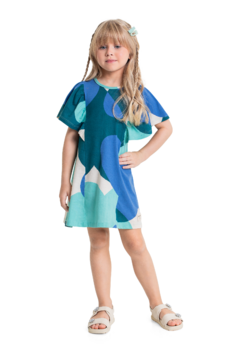 Quimby - Vestido Infantil em Meia Malha para Menina - comprar online