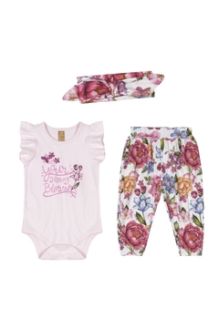 Conjunto Body e Calça Floral - comprar online