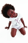 Up Baby - Pijama Infantil Menina Verão (Branco)