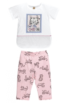 UPBABY - Conjunto Blusa e Calça Capri - Loja de Roupas Infanto Juvenil KKVELLISTORE