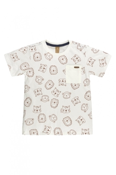 Up Baby - Conjunto Bermuda e Camiseta Infantil (Off White) na internet