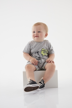 Up Baby -Macaquinho Estampado para Bebê