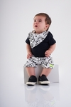 Up Baby - Kit 3 Peças em Suedine Bebê Menino Dino (Off White)
