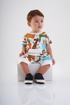 Up Baby - Macaquinho Estampado para Menino