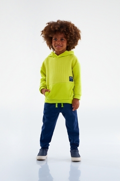 Up Baby - Conjunto de Inverno com Blusão e Calça Infantil Masculino (Verde)