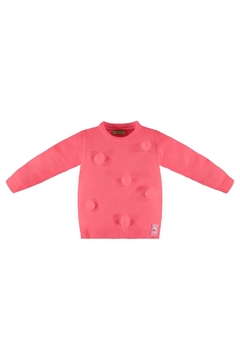 Up Baby - Blusão Feminino Infantil em Tricot