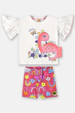 UP BABY - CONJUNTO INFANTIL DINOS MENINA - comprar online