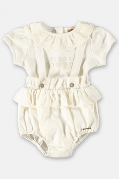 UP BABY - CONJUNTO TAPA FRALDAS EM LINHO MENINA - Loja de Roupas Infanto Juvenil KKVELLISTORE