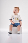 UP BABY - CONJUNTO DE VERÃO PARA BEBÊS (OFF WHITE)