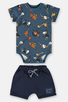 UP BABY - CONJUNTO BODY E BERMUDA BEBÊ - comprar online