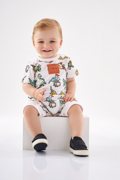 UP BABY - MACAQUINHO ESTAMPADO BEBÊ MENINO