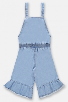 UP BABY - JARDINEIRA EM JEANS INFANTIL MENINA na internet