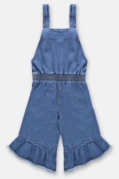 UP BABY - JARDINEIRA EM JEANS INFANTIL MENINA na internet