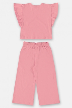 UP BABY - CONJUNTO BLUSA E CALÇA BIO SUSTENTÁVEL MENINA - loja online