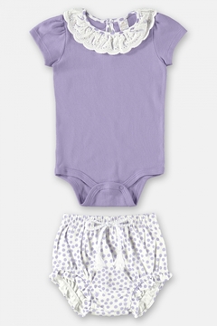 UP BABY - CONJUNTO COMFY BODY E CALCINHA BEBÊ (ROXO) na internet