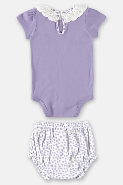 UP BABY - CONJUNTO COMFY BODY E CALCINHA BEBÊ (ROXO) - Loja de Roupas Infanto Juvenil KKVELLISTORE