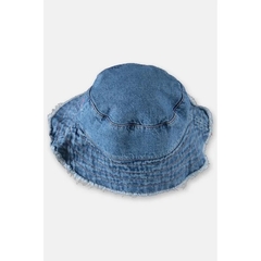 Up Baby -Bucket Hat Infantil em Jeans Para Menina (Azul) na internet