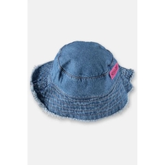 Up Baby -Bucket Hat Infantil em Jeans Para Menina (Azul) - comprar online