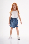 Up Baby - Short saia jeans