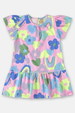 Up Baby - Vestido Infantil de Verão Estampado - comprar online