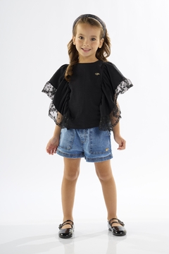 Up Baby - BLUSA MANGA CURTA EM MEIA MALHA - Loja de Roupas Infanto Juvenil KKVELLISTORE