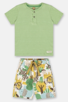 Up Baby - Conjunto Infantil para Menino com Camiseta e Short - comprar online